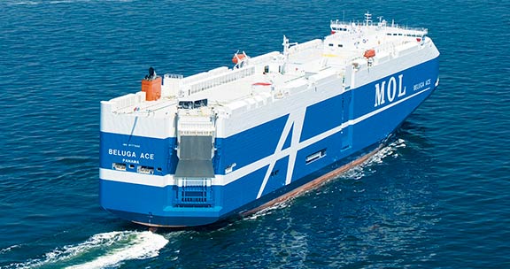 New system speeds up car carrier loading by 40%